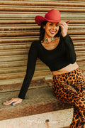 Everyday Black Crop Top